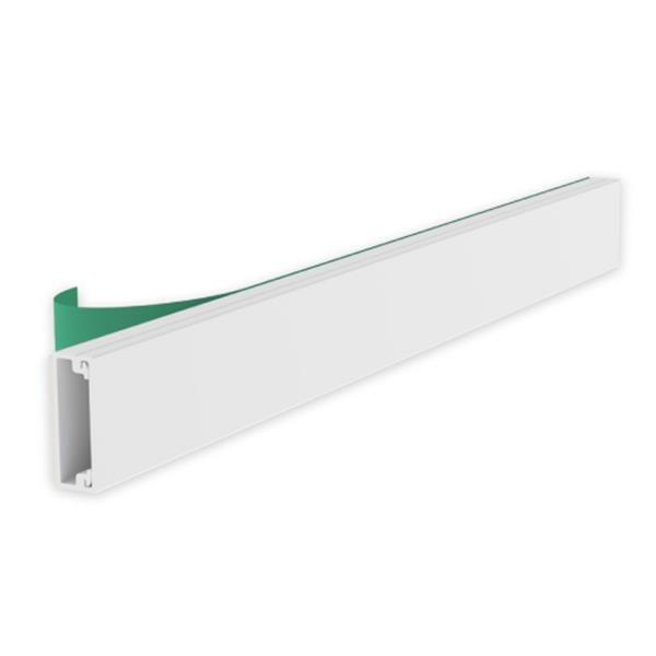 UNEX 78023-2A Moldura autoadhesiva 10x30mm U23X blanco RAL9010