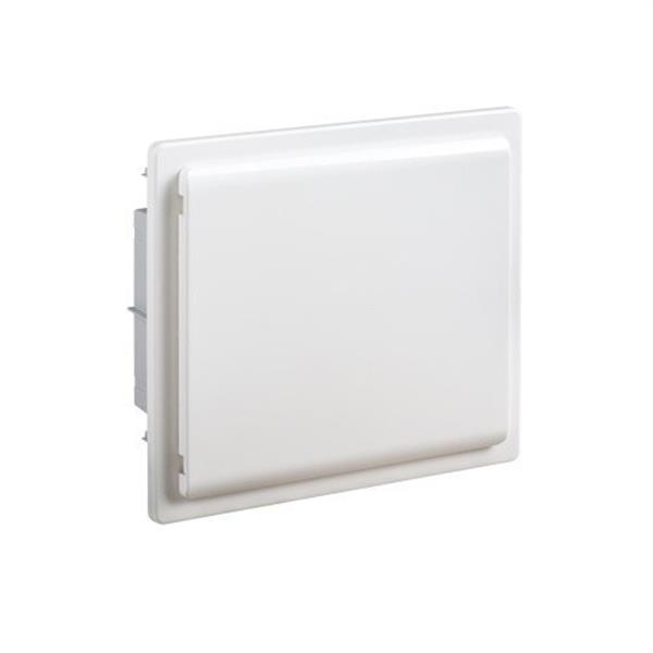 IDE GPE12PO Caja distribución IP40 empotrar pared sólida 1x12 módulos puerta opaca