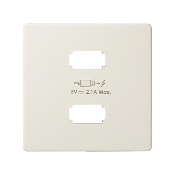 SIMON 8221096-031 Placa cargador SIMON 82 2xUSB 5V 2,1A marfil