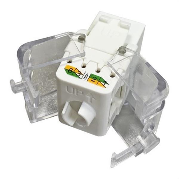 OPENETICS 5822 *Conector Cat.6 Slim hembra UTP RJ45 tool-less