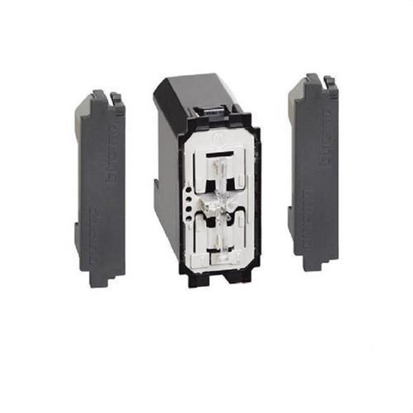 BTICINO K4412CM2 Interruptor de iluminación LIVING NOW W/NETATMO 3H, negro