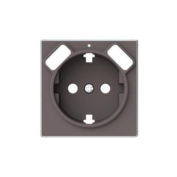 NIESSEN 8588.3 TP Tapa base Schuko + doble cargador USB Sky Niessen Taupé