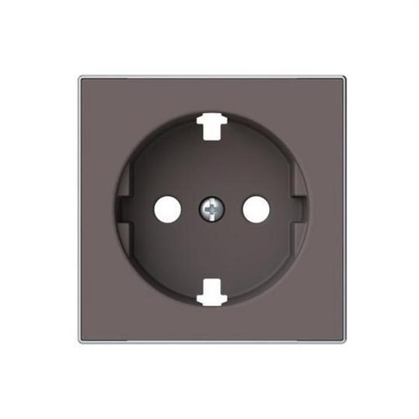 NIESSEN 8588 TP Tapa base enchufe Schuko TT lateral Sky Niessen Taupé