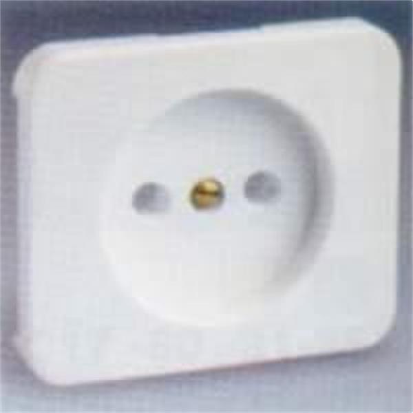 SIMON 75067-31 TAPA SEGURIDAD ENCHUFE NORMAL 2 POLOS SERIE 75 MARFIL