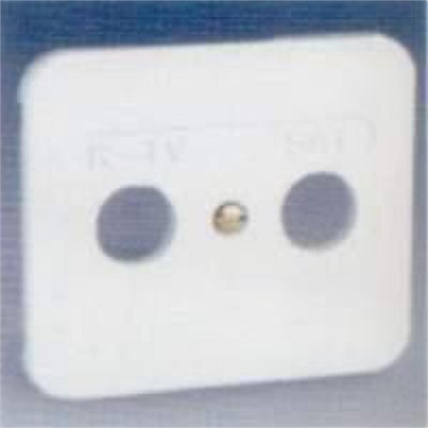SIMON 75097-32 TAPA TOMA R-TV+SAT SERIE 75 NEGRO