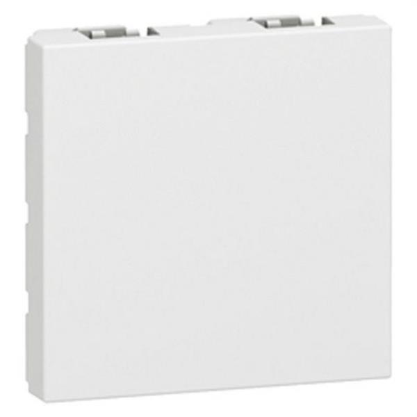 LEGRAND 277071L Tapa ciega Mosaic 2 módulos, blanco