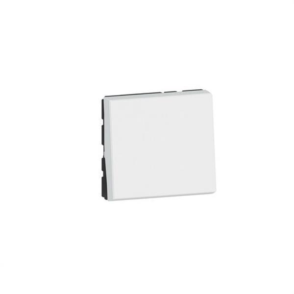 LEGRAND 077010L Interruptor Mosaic EasyLed 2 módulos 10AX, blanco