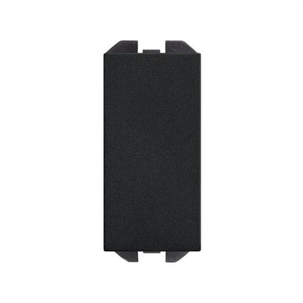 SIMON 20001800-098 Placa ciega SIMON 270 con módulo estrecho negro mate