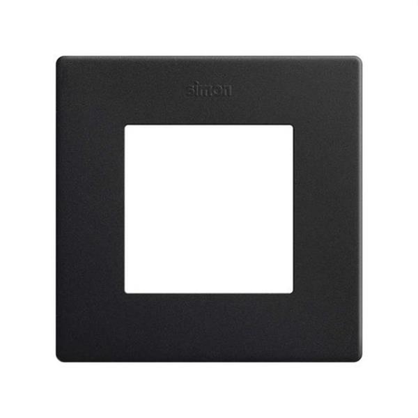 SIMON 27000610-098 Marco estética icon SIMON 270 con 1 elemento negro mate