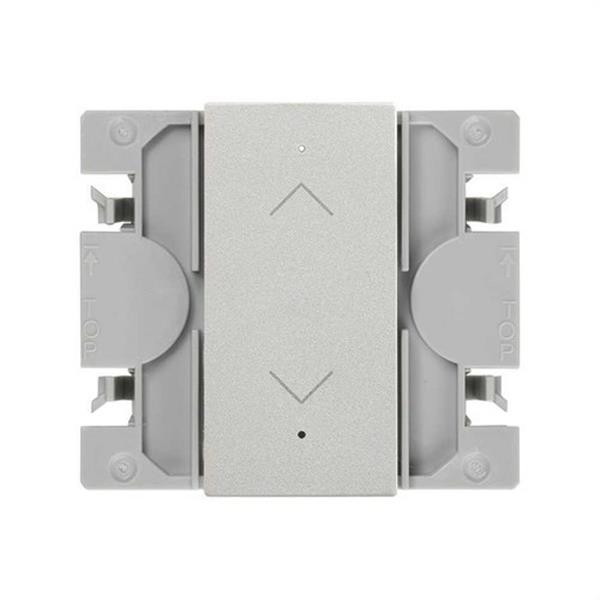 SIMON 21001333-093 Interruptor de persianas SIMON 270 iO con tecla estrecha aluminio