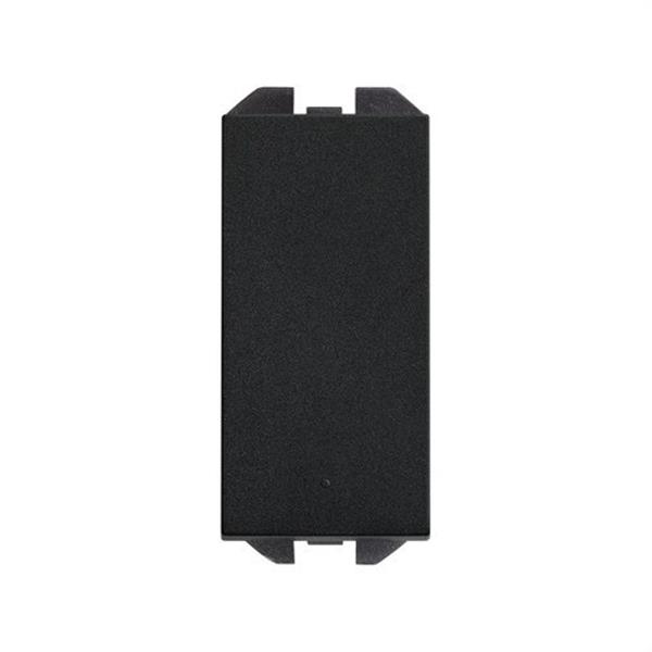 SIMON 20001101-098 Interruptor pulsante SIMON 270 10AX con módulo estrecho negro mate