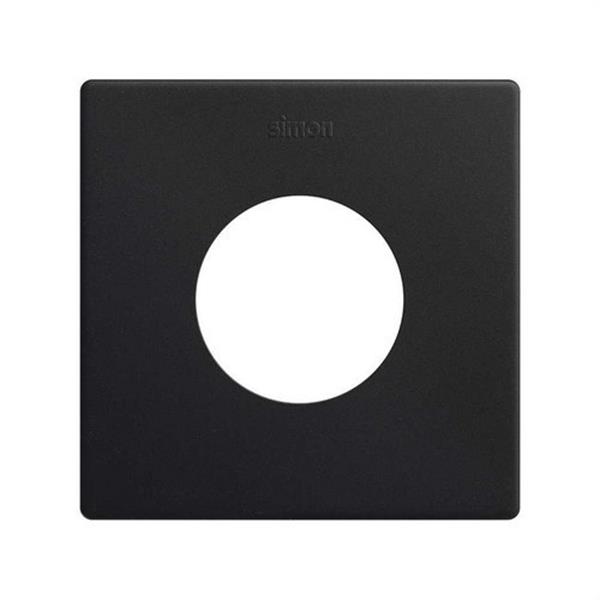 SIMON 27110610-098 Marco mínimo SIMON 270 para enchufes con 1 elemento negro mate