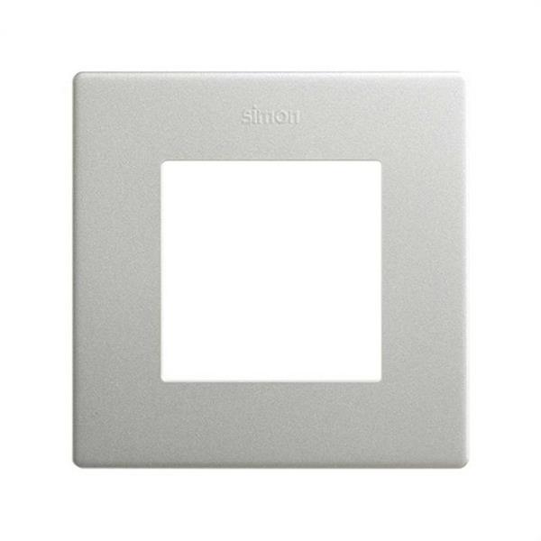 SIMON 27000610-093 Marco estética icon SIMON 270 con 1 elemento aluminio