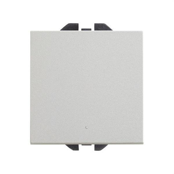 SIMON 20000101-093 Interruptor pulsante SIMON 270 10AX aluminio