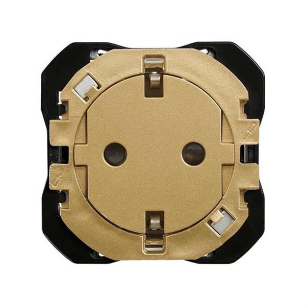 SIMON 20000434-095 Base de enchufe SIMON 270 Clean schuko oro