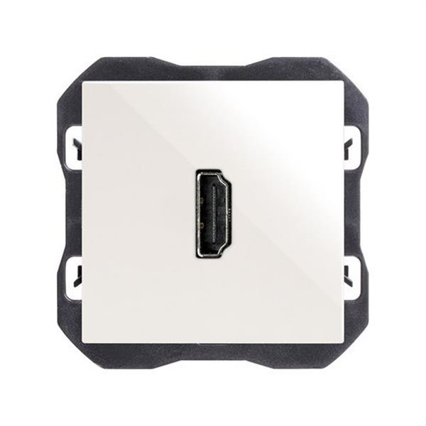 SIMON 20000094-090 Conector SIMON 270 H-H HDMI blanco