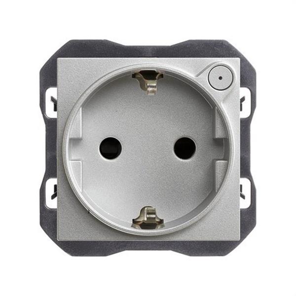 SIMON 21000432-093 Base de enchufe SIMON 270 IO schuko aluminio