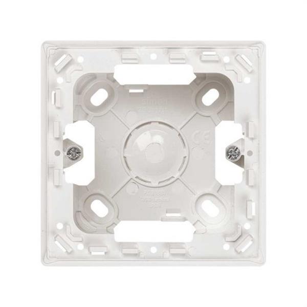 SIMON 20000751-090 Caja de superficie SIMON 270 con 1 elemento blanco