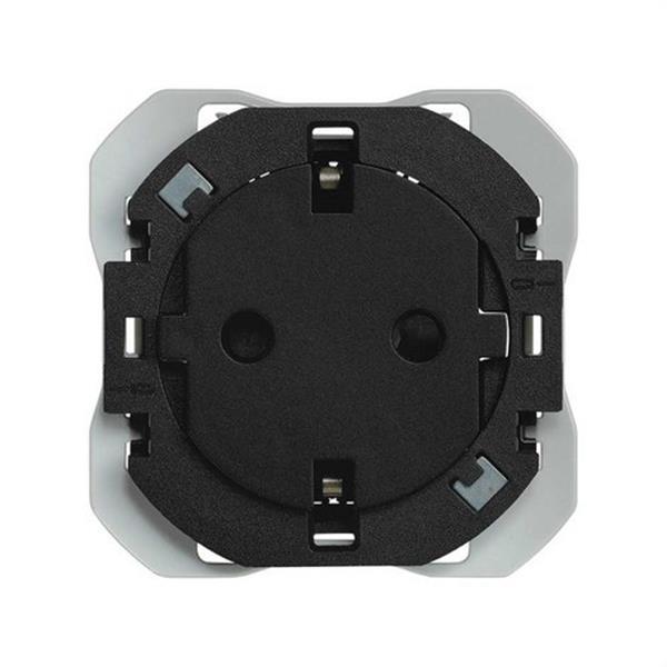 SIMON 20000434-098 Base de enchufe SIMON 270 Clean schuko negro mate