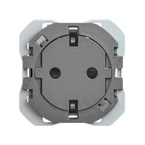 SIMON 20000434-096 Base de enchufe SIMON 270 Clean schuko titanio