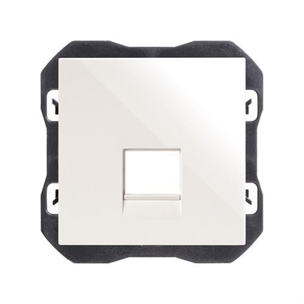 SIMON 20000087-090 Tapa SIMON 270 RJ45 sin conector blanco