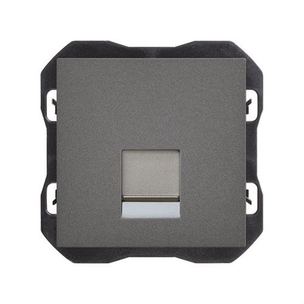 SIMON 20000187-096 Tapa SIMON 270 RJ45 con conector titanio