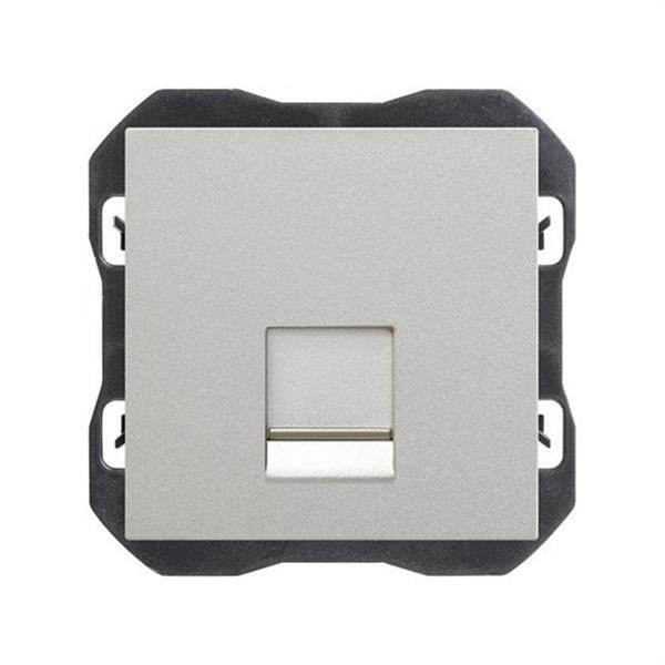SIMON 20000187-093 Tapa SIMON 270 RJ45 con conector aluminio