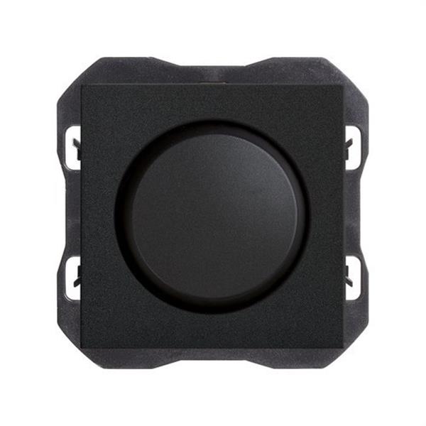SIMON 20000313-098 Regulador rotativo SIMON 270 CF 2H negro mate