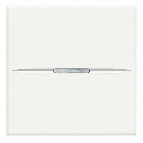 BTICINO HD4005M2A Pulsador AX 1 polo 10A con 2 módulos en color blanco