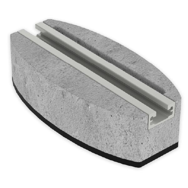 UNEX 60305-48 Soporte 60 300 U48X para azotea gris