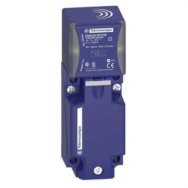 TELEMECANIQUE XS8C4A1PCP20 Detector inductivo rectangular 40x40x117 12-48V corriente continua