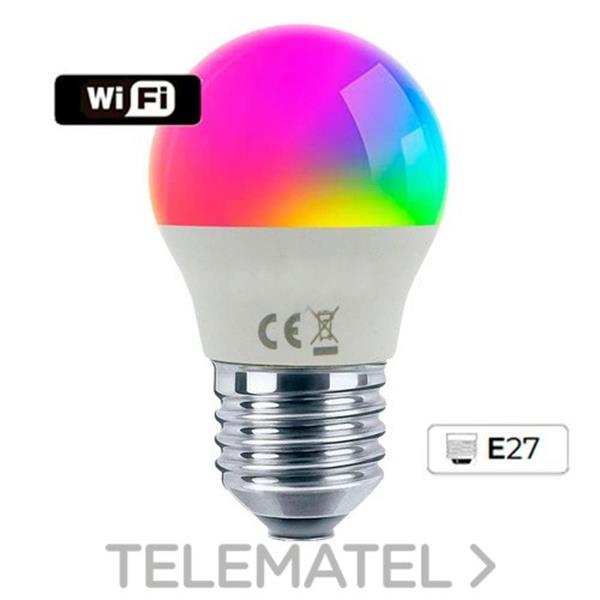 LAES 997330 Lámpara esférica 45mm LED SMART WIFI E27 220/240V 5W