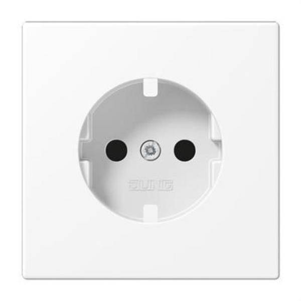 JUNG LS1520KIPLWWM Cazoleta SCHUKO® Serie LS blanco mate