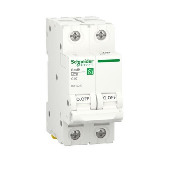SCHNEIDER ELECTRIC R9F12240 Interruptor automático RESI9 2P 40A curva C 230V 6000A