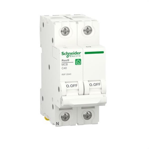 SCHNEIDER ELECTRIC R9F12640 Interruptor automático RESI9 1P+N 40A curva C 230V 6000A