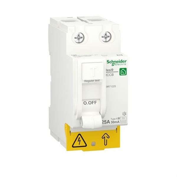 SCHNEIDER ELECTRIC R9R71225 Interruptor automático RESI9 ID 2P 25A 30mA F-SI