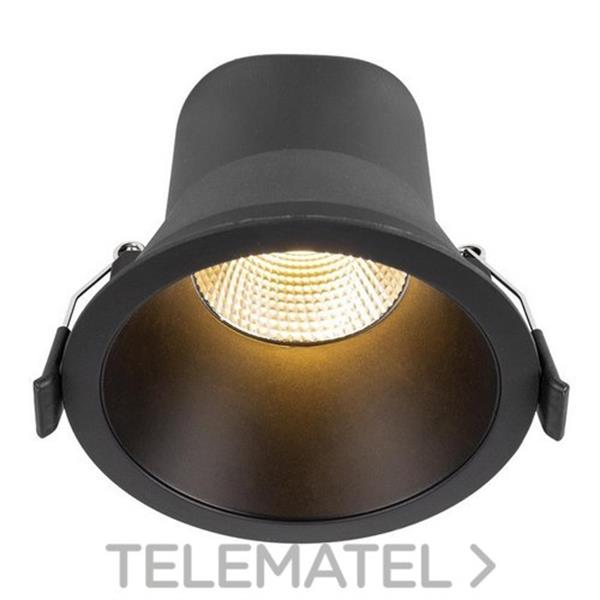 HOFFLIGHTS 1.1131.7218 Downlight LIBERTAD 9W 60° IP44 Triac 220-240V negro 2K7-3K2-4K