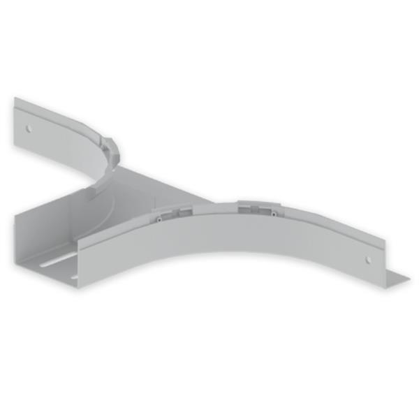 UNEX 66128 Derivación en T 60x100 U23X gris RAL7035