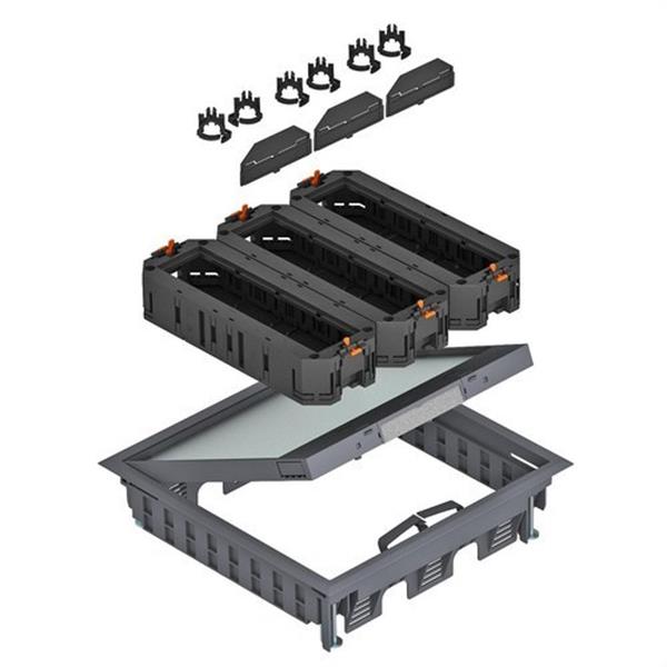 OBO-BETTERMANN 7429592 KIT FALSO SUELO 12 MODULO 45 GRIS