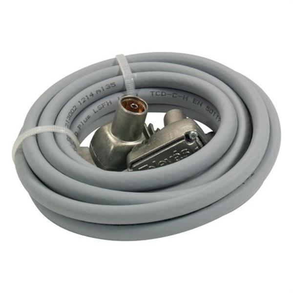 TELEVES 431001 Prolongador coaxial LTE CEI diámetro 9,5 M-H 1,5 blister