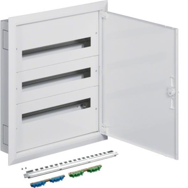 HAGER FW324FT Caja distribución empotrable FW2 con 3 filas 24 módulos