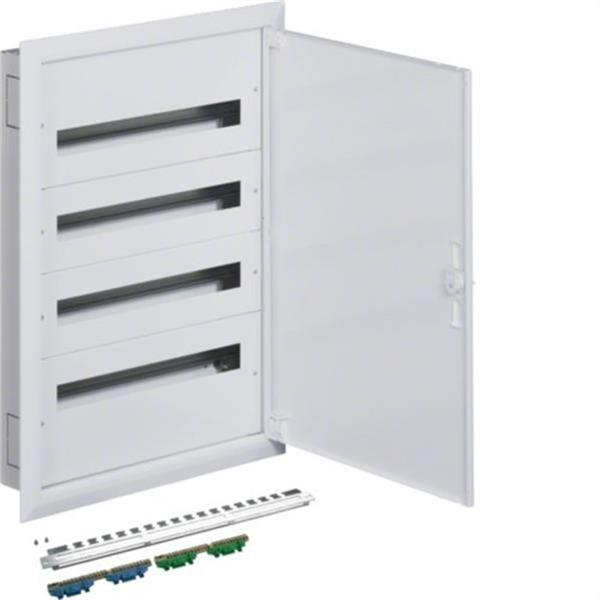 HAGER FW424FT Caja distribución empotrable FW2 con 4 filas 24 módulos