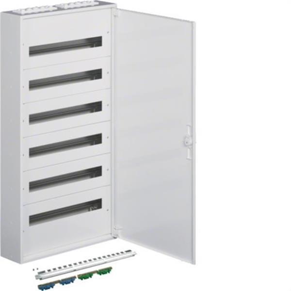 HAGER FW624WT Caja distribución superficie FW2 con 6 filas 24 módulos