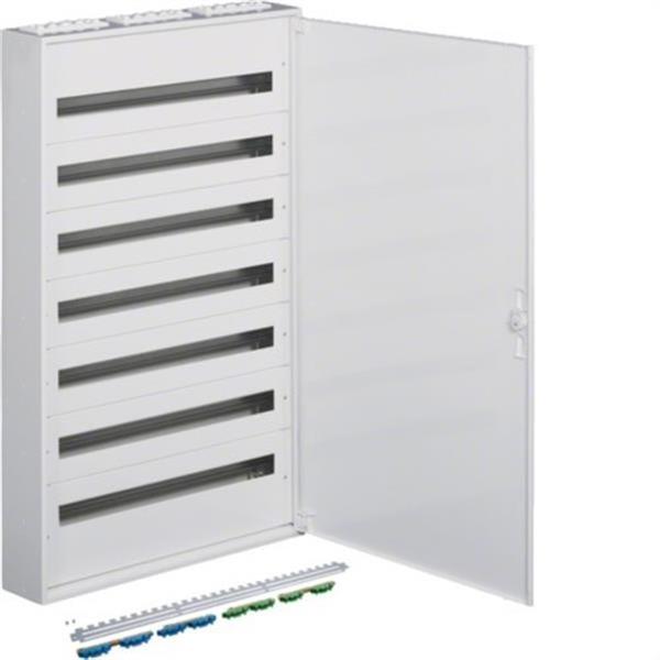 HAGER FW736WT Caja distribución superficie FW2 con 7 filas 36 módulos