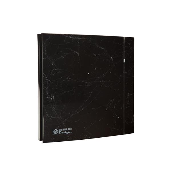S & P 5210611900 Extractor baño SILENT-100 CZ DESIGN-4C mármol negro