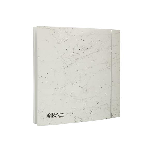 S & P 5210612000 Extractor baño SILENT-100 CZ DESIGN-4C mármol blanco