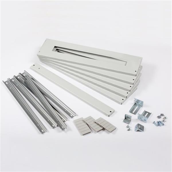 IDE S48M200 Kit superficie 2 tapa 200+1 tapa ciega 50 metálica