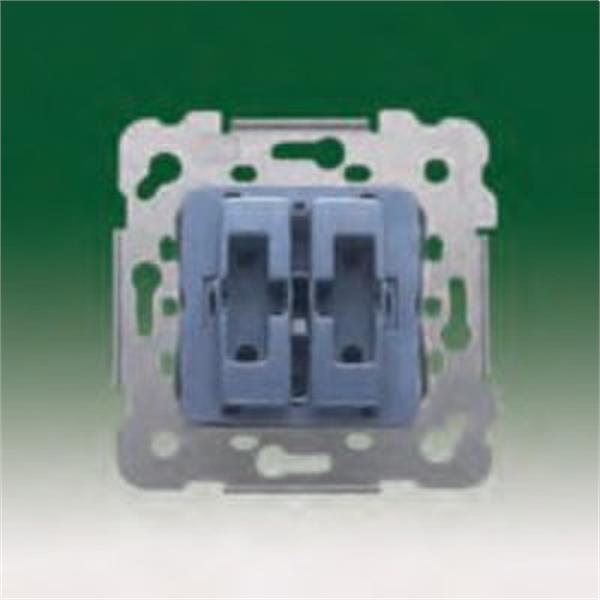 BJC 18509-X Interruptor doble serie Iris 16A 250V con garras