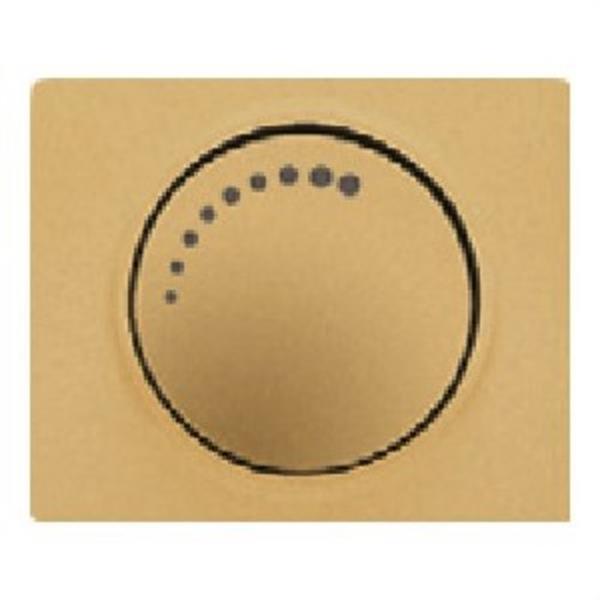 BJC 18749-OD Tapa regulador con botonera serie Iris en dorado odisea