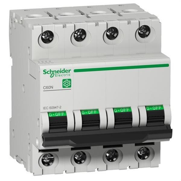 SCHNEIDER ELECTRIC M9F11440 Interruptor magnetotérmico C60N 4P 40A curva-C 10kA